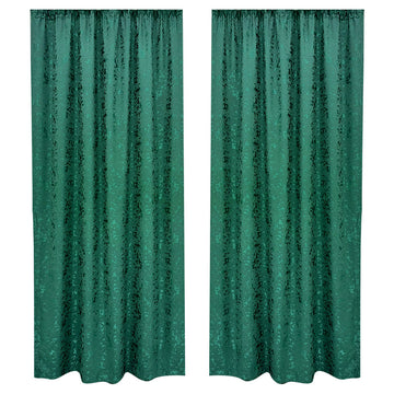 Draperie Color Star de Stofa Semi-Opaca Verde cu Rejansa (1 Bucata)