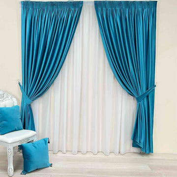 Draperie Catifea de blackout 80% Albastru - cu Rejansa (1 Bucata)